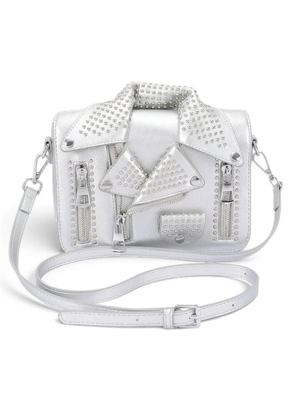 Brand New - Studded Leather Jacket Iconic Crossbody Bag